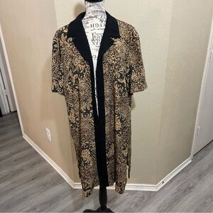 Studio I Black Longline robe